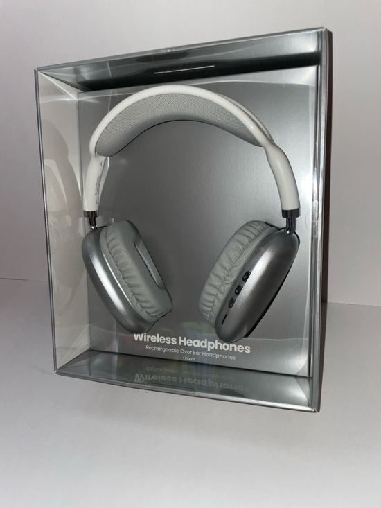Chug Inc. Other - NIB Wireless Over-Ear Headphones in White and Silver